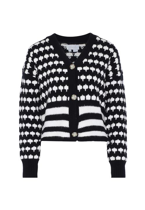 BLONDA Cardigan  sort / offwhite