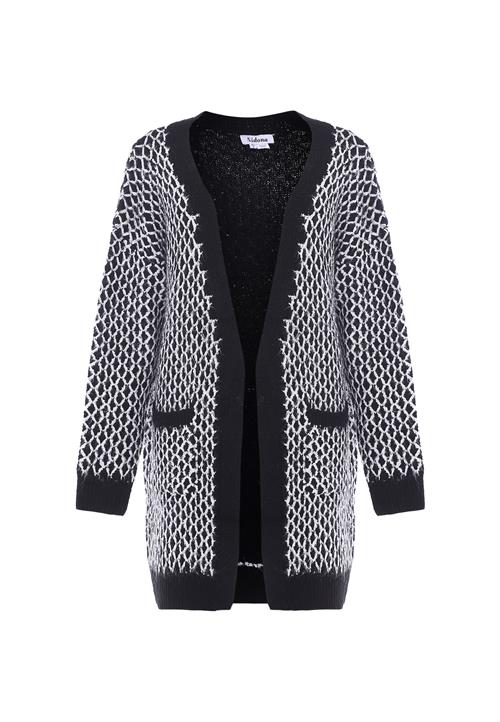Sidona Cardigan  sort / hvid