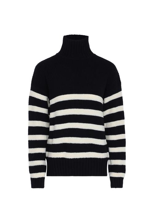 BLONDA Pullover  beige / sort