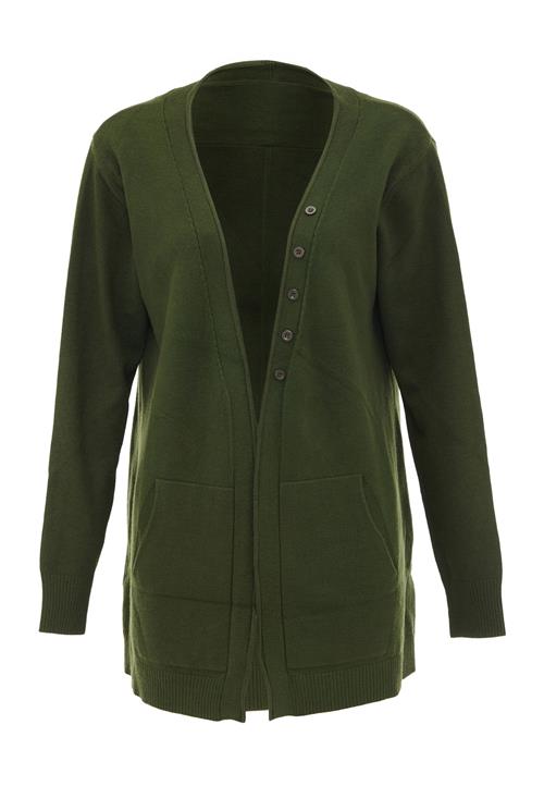 BLONDA Cardigan  grøn-meleret