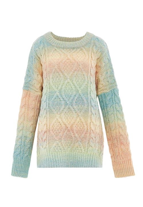 Sookie Pullover  pastelblå / pastelgul / abrikos