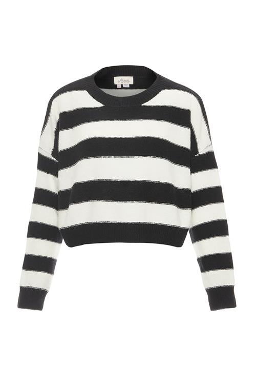 aleva Pullover  sort / hvid