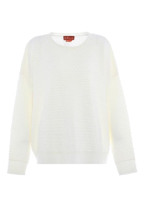 NALLY Pullover  uldhvid