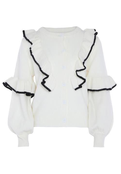 aleva Pullover 'Lazy'  sort / uldhvid