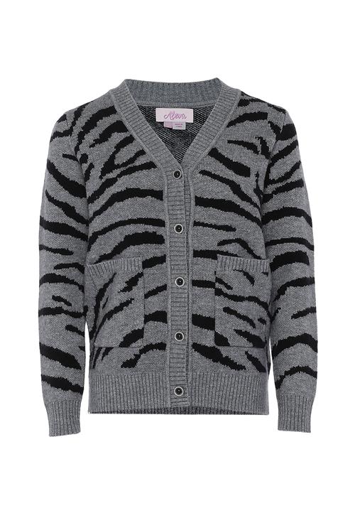 aleva Cardigan  grå / sort