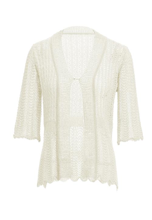NAEMI Cardigan  uldhvid
