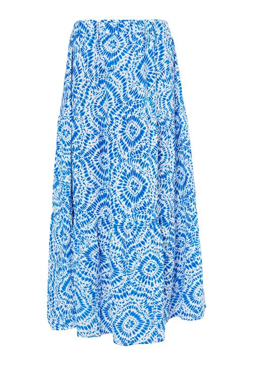 IZIA Nederdel  blå / hvid