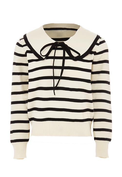 NAEMI Pullover  sort / uldhvid