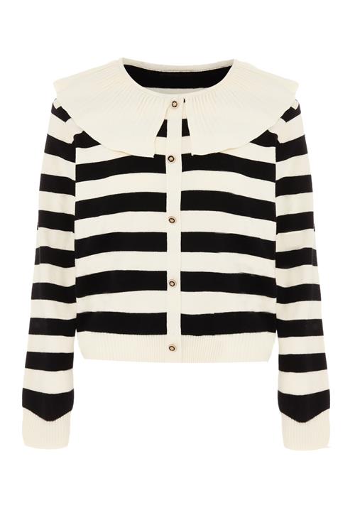 NAEMI Cardigan  beige / sort