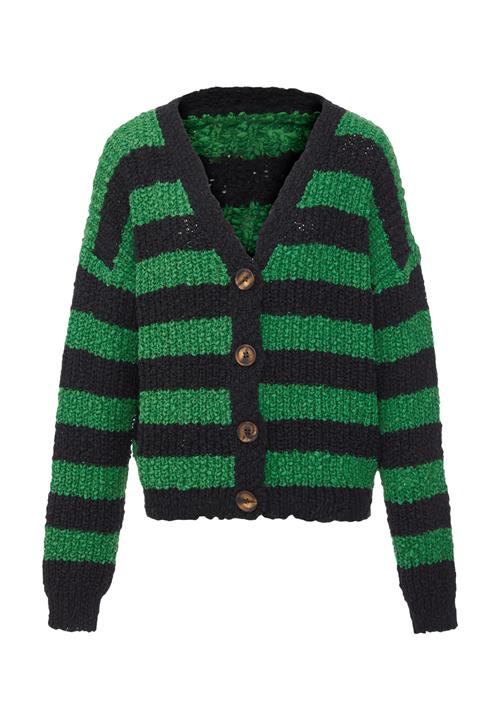 aleva Cardigan  grøn / sort