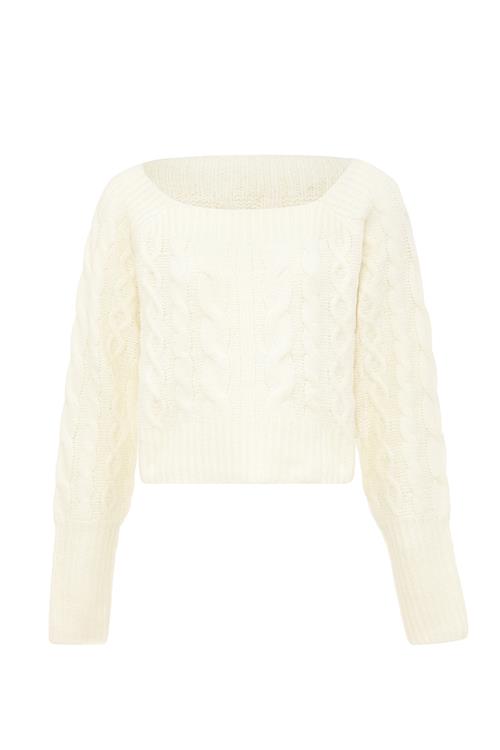 swirly Pullover  uldhvid