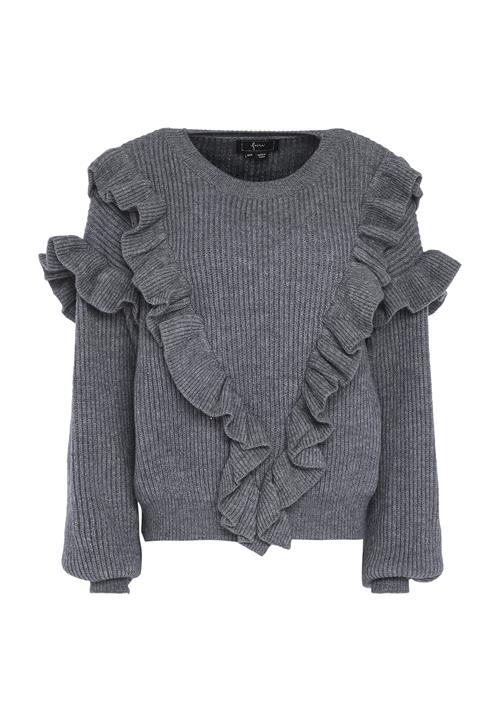 faina Pullover  mørkegrå