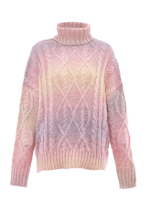 MYMO Pullover  gul / lilla / lyserød