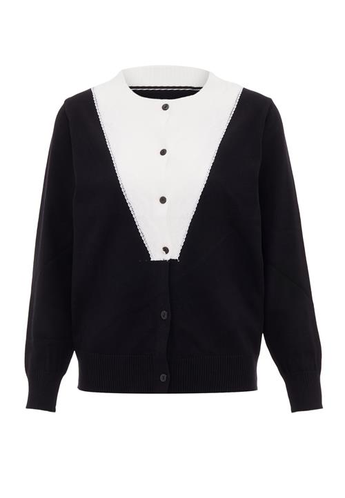 nascita Cardigan  sort / hvid