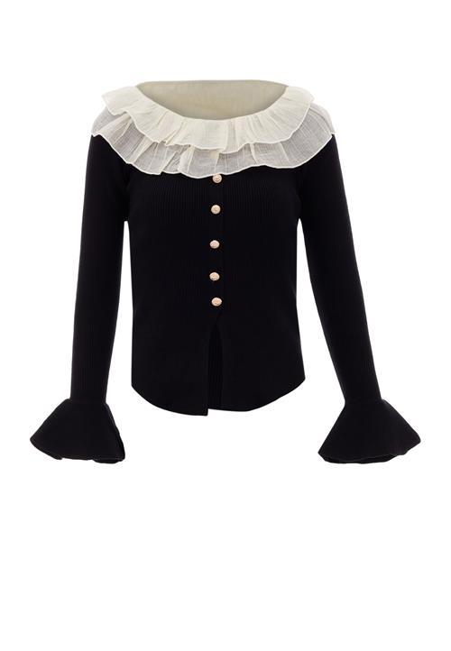 nascita Pullover  sort / hvid