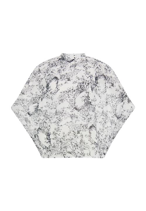 DreiMaster Klassik Bluse  sort / hvid