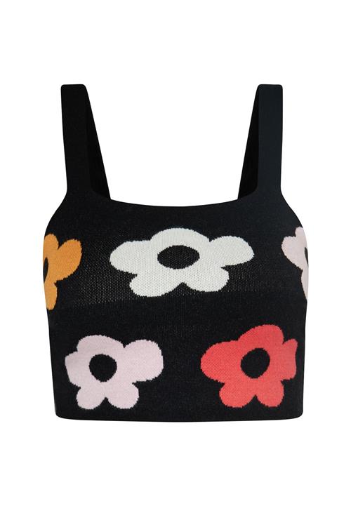 swirly Overdel  blandingsfarvet / sort