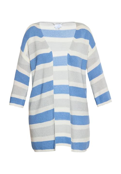 usha BLUE LABEL Cardigan  himmelblå / lysegrå / hvid