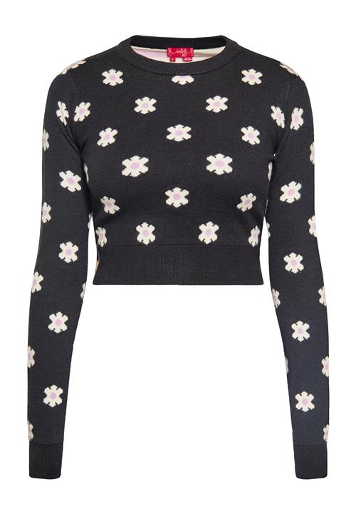 swirly Pullover  sort / hvid