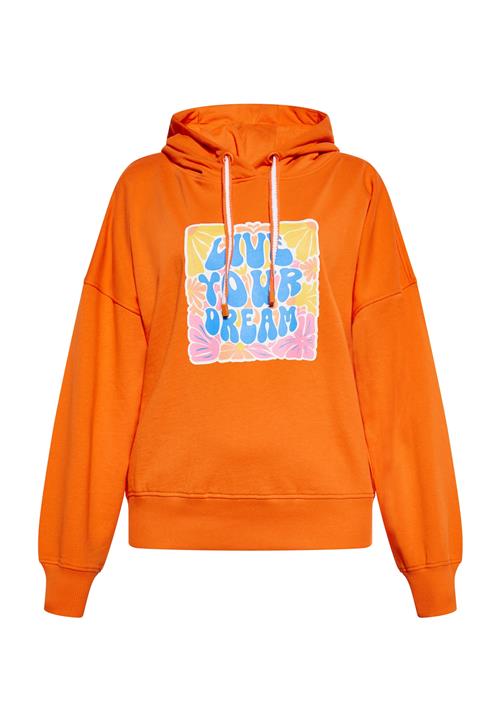 ebeeza Sweatshirt  blå / orange / mørkeorange / pink