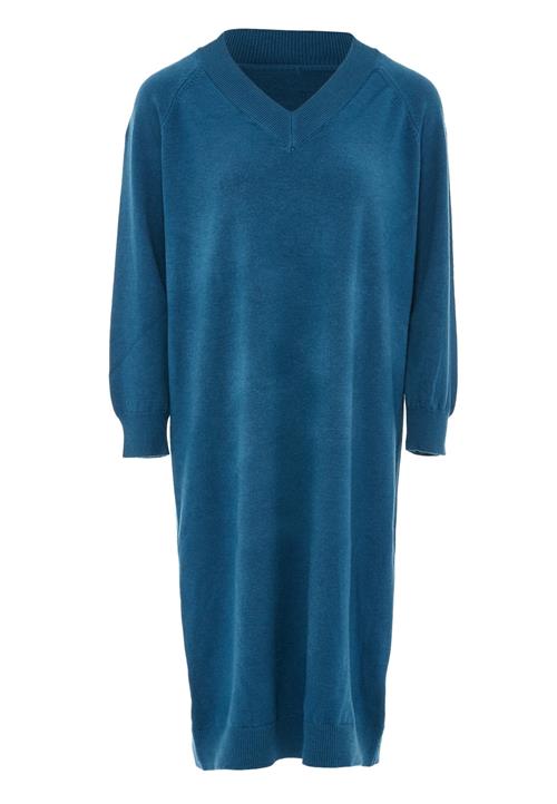 RISA Strikkjole  petroleum