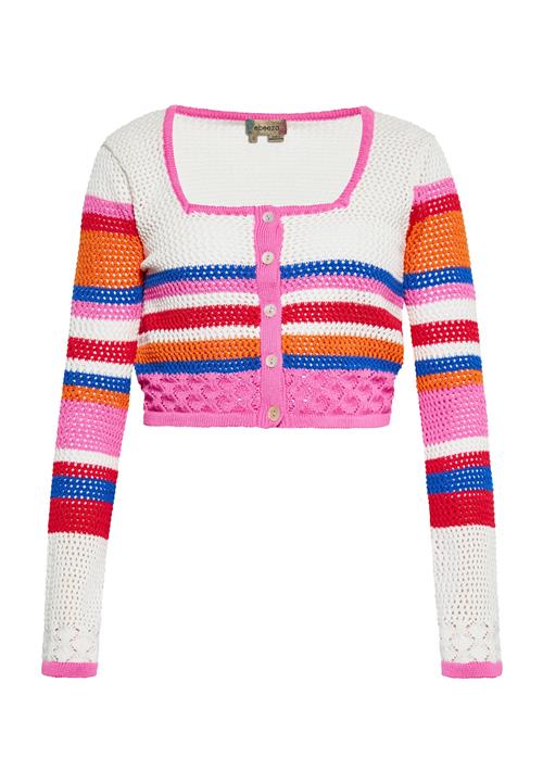 ebeeza Cardigan  blå / orange / pink / rød / uldhvid