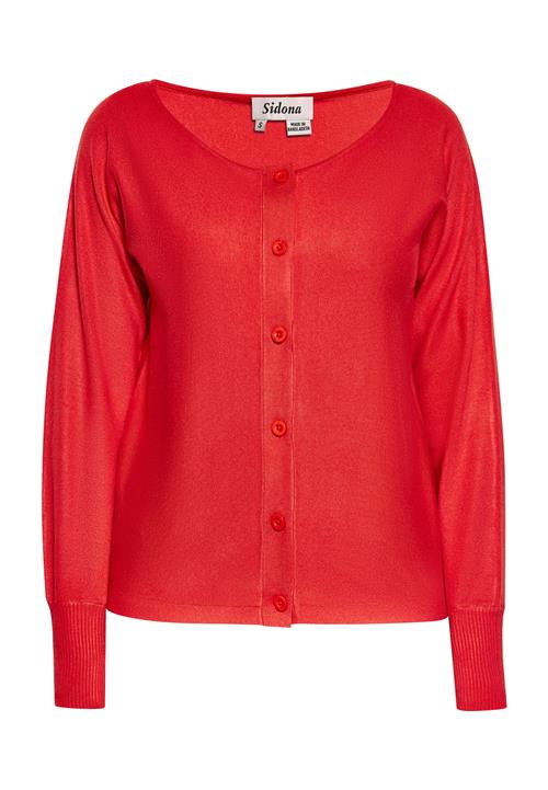 Sidona Cardigan  rød
