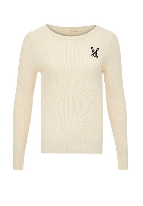 sweeties by leo Pullover  beige / sort