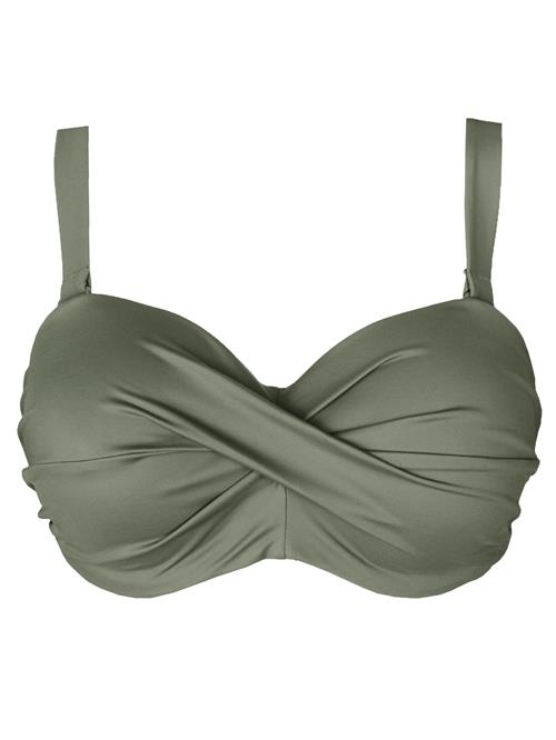 Se SugarShape Bikinioverdel ' Monaco'  khaki hos About You