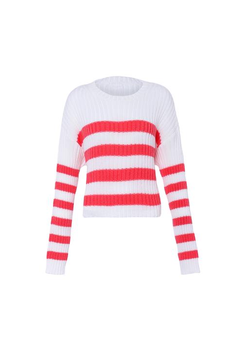 MYMO Pullover  grenadine / hvid
