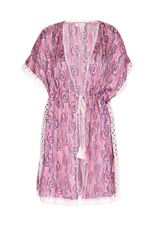 IZIA Kimono  blandingsfarvet / pink