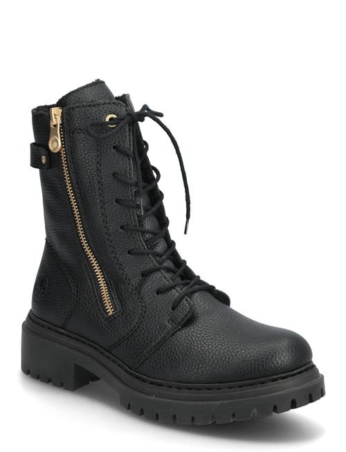 Rieker | Rieker Ladies Mid Height Boots 72640-00 Black | 37
