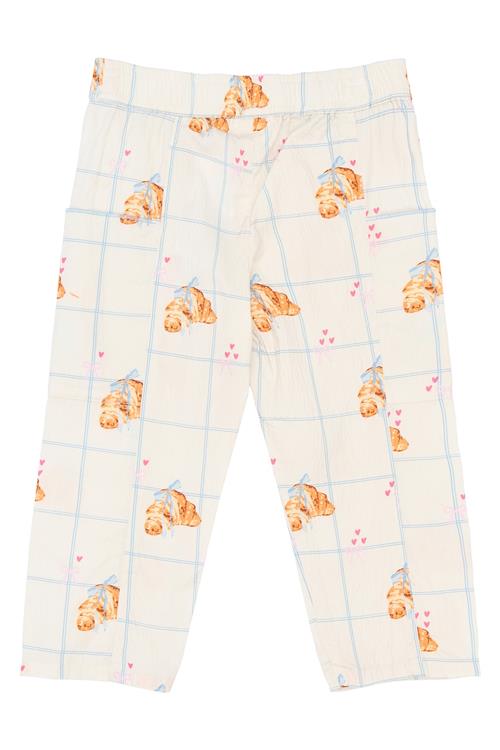 The New Siblings Silke Bukser Gardenia Aop  Gardenia AOP-104 cm  Creme  104 cm  kvinde