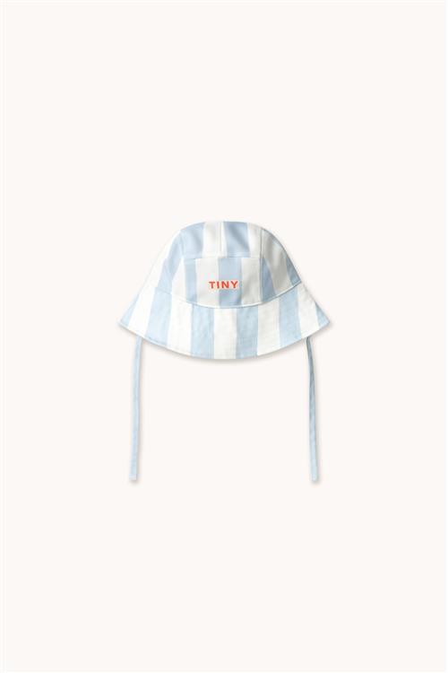 Tinycottons Blue Stripes Bucket Hat Washed Blue  Washed Blue 56/58 cm  Blå  56/58 cm  mand