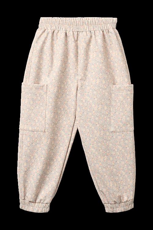 Wheat Softshell Trackpants Minno Rose Shadow Flowers Rose Shadow Flowers 98 cm  Lyserød  98 cm  unisex