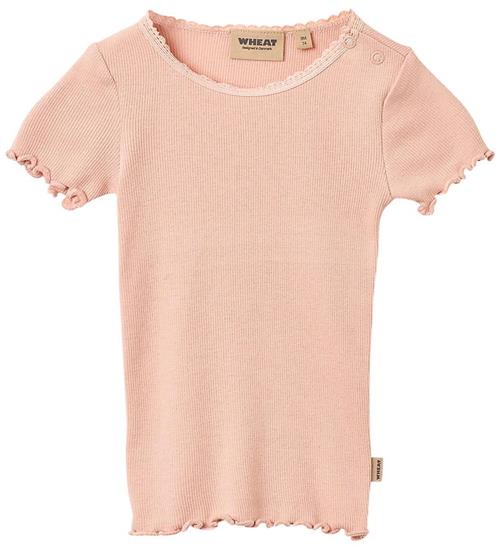 Wheat T-shirt - Rib - Katie - Rose Cloud