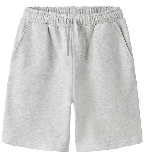 LMTD Shorts - Noos - Long - NlnNizu - Light Grey Melange