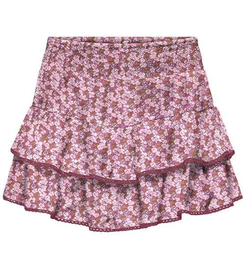 Kids Only Nederdel - KogGlow - Rose Brown/Ditsy flower