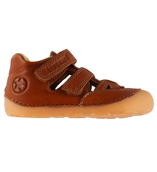 Se Bisgaard Sandaler - Barefoot - Tate - Cognac hos KidsWorld