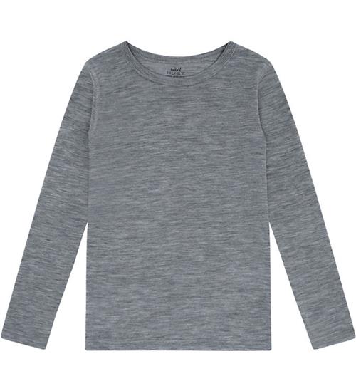 Hust and Claire Bluse - Uld - HcAwo - Light Grey Melange