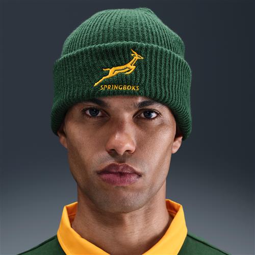Springboks Nike Rugby-hue med opslag (unisex) - grøn