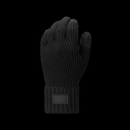 Maskinstrikkede Nike City-handsker (1 par) - sort