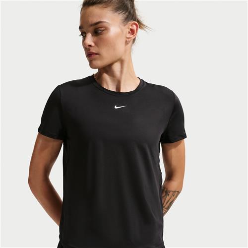 Kortærmet Nike One Classic Dri-FIT-trøje til kvinder - sort