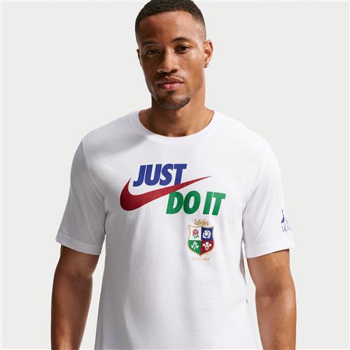 British & Irish Lions Just Do It-T-shirt til mænd - hvid