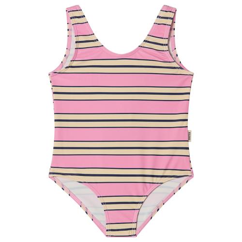 Kuling Milos UV-badedragt Happy Pink Stripe  Happy Pink Stripe 122/128 cm  Lyserød  122/128 cm  unisex