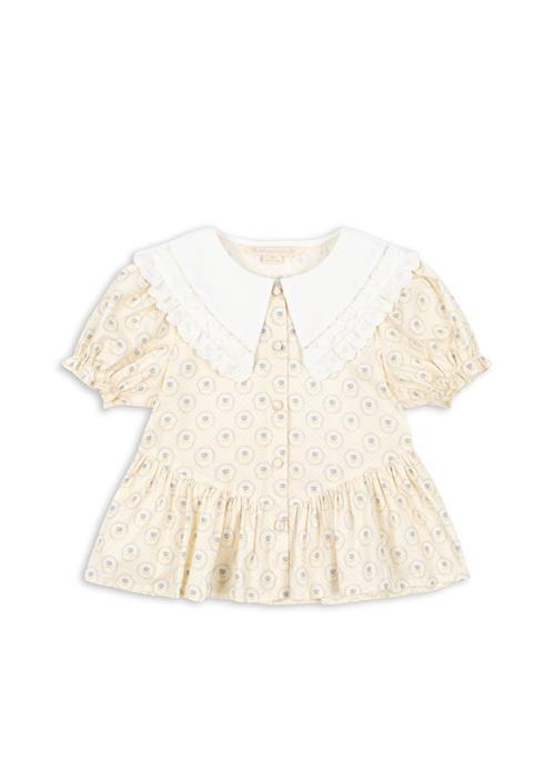 Konges Sløjd GOTS Coeur Skjorte Med Krave Ciel Mirage  Ciel Mirage 18 months  Hvid  18 måneder  kvinde