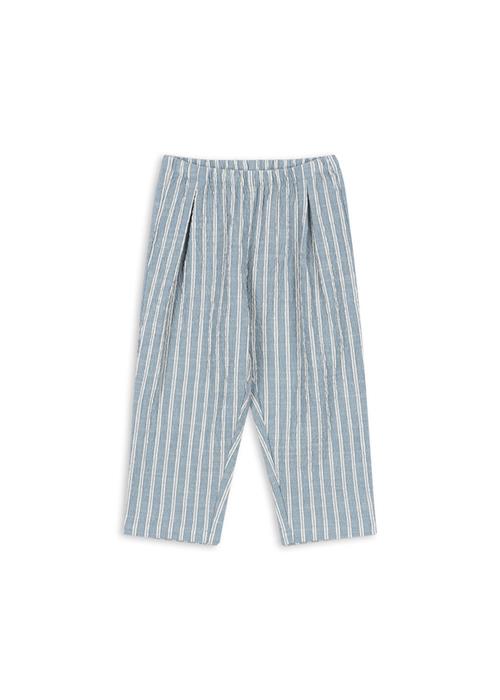 Konges Sløjd GOTS Elliot Bukser Trio Bleu Stripe  Trio Bleu Stripe 3 Y  Blå  3 år  mand