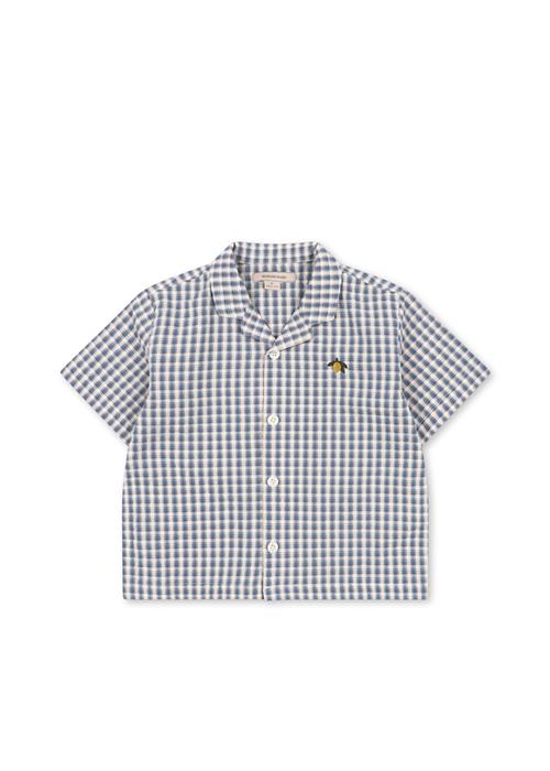 Konges Sløjd GOTS Kim Skjorte Captains Check  Captains Check 12 months  Blå  12 måneder  mand