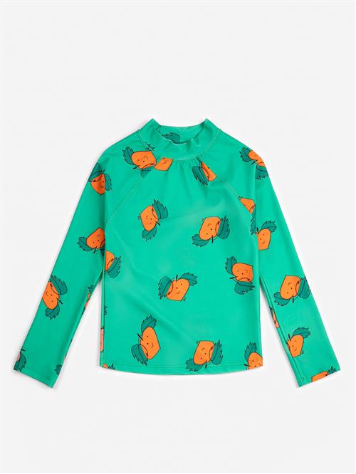 Bobo Choses Curious Turnip All Over Svømme-T-shirt Green  Green 8-9 Y  Grøn  8-9 år  mand