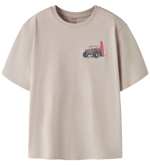 Name It T-shirt - NkmVelix - Chateau Gray/Sea Sand